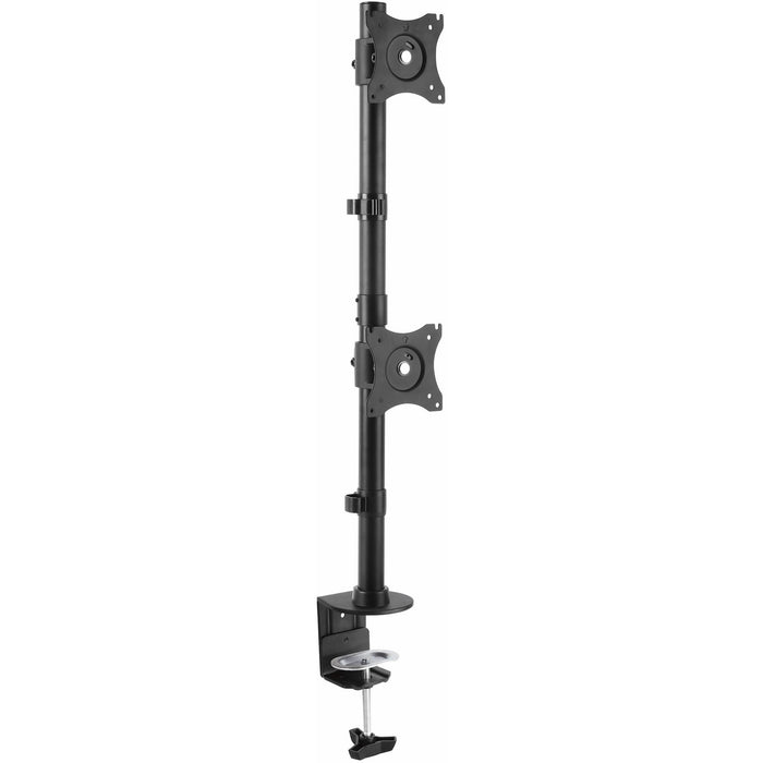 StarTech.com Desk Mount Dual Monitor Mount - Vertical - Steel Dual Monitor Arm - For VESA Mount Monitors up to 27" - Adjustable (ARMDUALV) - STCARMDUALV