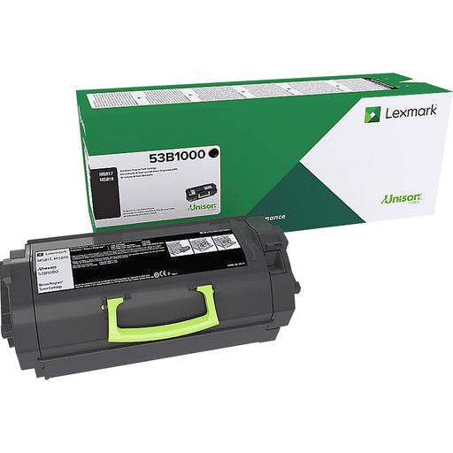 Lexmark Original Laser Toner Cartridge - Black - 1 Each - LEX53B1000 Lexmark International, Inc