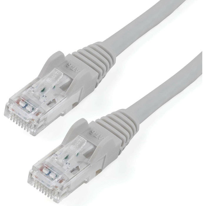 StarTech.com 125ft CAT6 Ethernet Cable - Gray Snagless Gigabit - 100W PoE UTP 650MHz Category 6 Patch Cord UL Certified Wiring/TIA - STCN6PATCH125GR