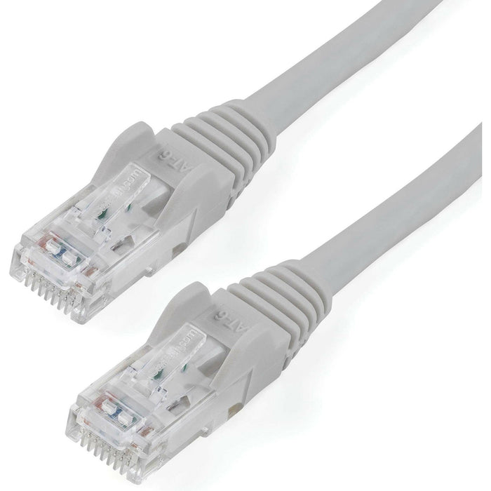 StarTech.com 14ft CAT6 Ethernet Cable - Gray Snagless Gigabit - 100W PoE UTP 650MHz Category 6 Patch Cord UL Certified Wiring/TIA - STCN6PATCH14GR