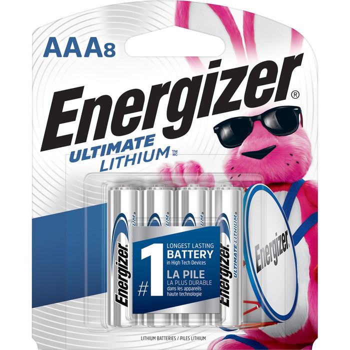 Energizer Ultimate Lithium AAA Batteries, 8 Pack - EVEL92SBP8