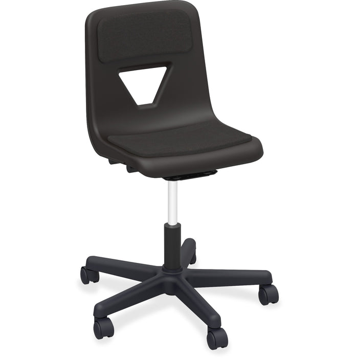 Lorell Classroom Adjustable Height Padded Mobile Task Chair - LLR99913