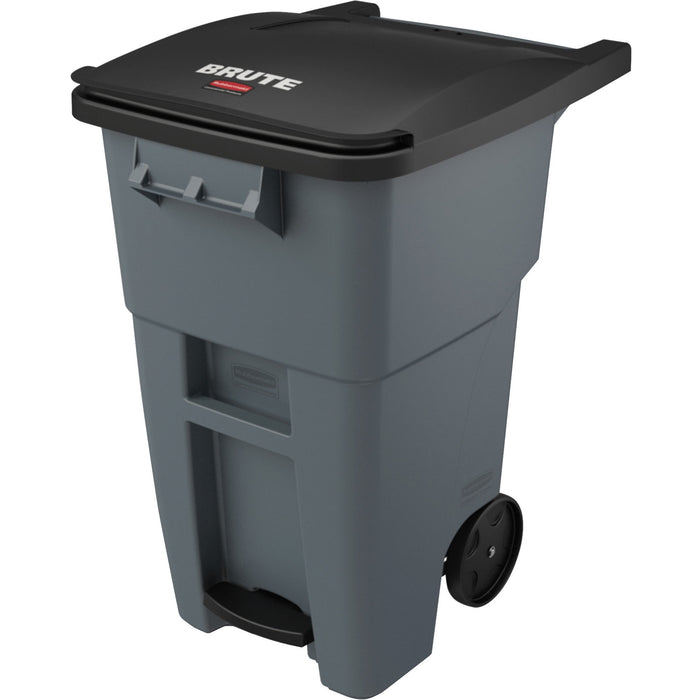 Rubbermaid Commercial Brute 50-gallon Step On Rollout Container - RCP1971956