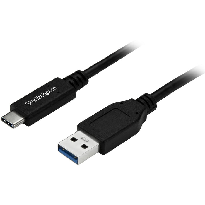 StarTech.com USB to USB C Cable - 1m / 3 ft - 5Gbps - USB A to USB C - USB Type C - USB Cable Male to Male - USB C to USB - STCUSB315AC1M