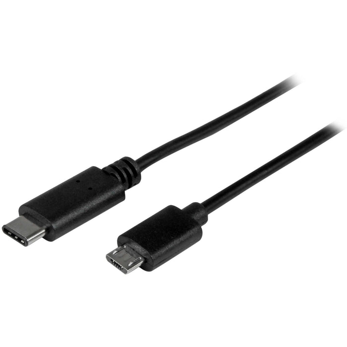 StarTech.com 0.5m USB C to Micro USB Cable - M/M - USB 2.0 - USB-C to Micro USB Charge Cable - USB 2.0 Type C to Micro B Cable - STCUSB2CUB50CM