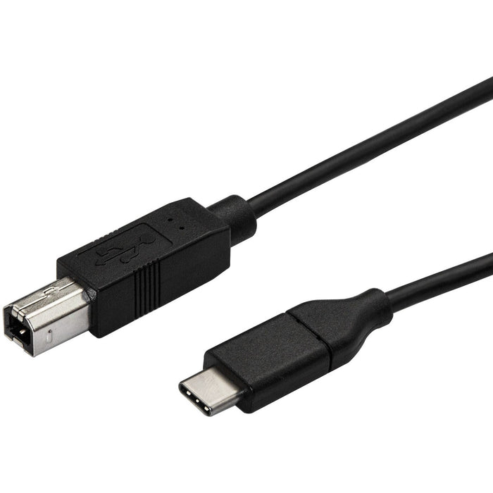 StarTech.com 3m 10 ft USB C to USB B Printer Cable - M/M - USB 2.0 - USB C to USB B Cable - USB C Printer Cable - USB Type C to Type B Cable - STCUSB2CB3M
