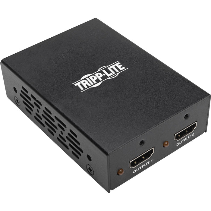 Tripp Lite 2-Port 3D 4K HDMI Splitter, HDMI 2.0, HDCP 2.2 UHD 4K @ 60Hz, HDR, TAA - TRPB118002UHD2