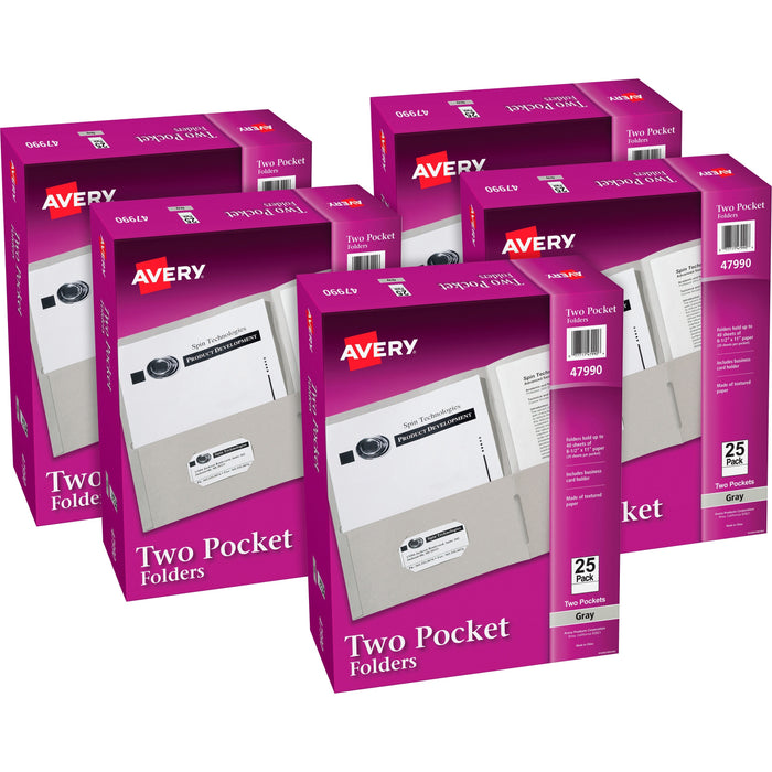 Avery&reg; Letter Pocket Folder - AVE47990CT