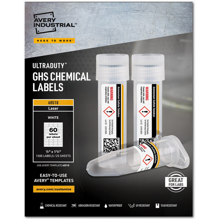 Avery&reg; UltraDuty Chemical Label - AVE60518