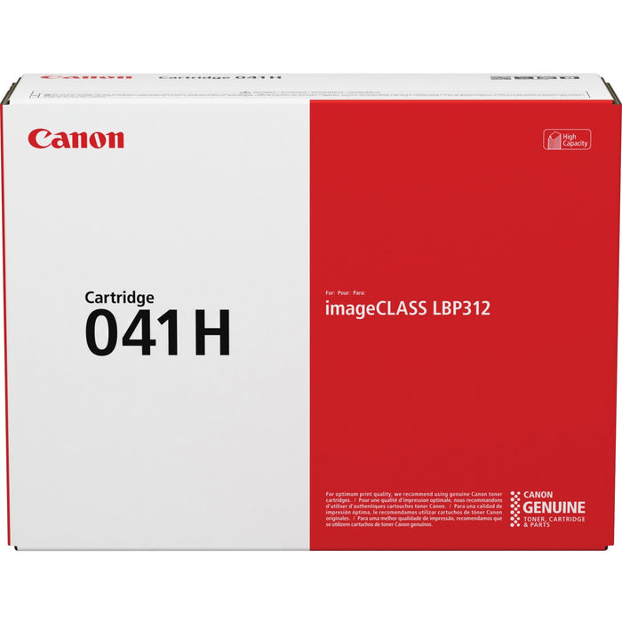 Canon 041H Original High Yield Laser Toner Cartridge - Black - 1 Each - CNMCRTDG041H
