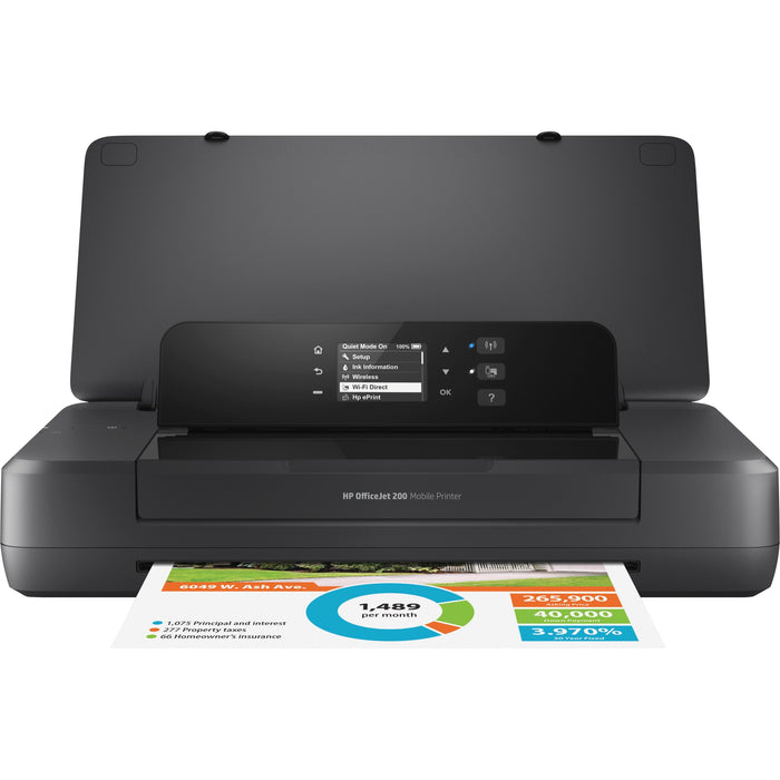 HP Officejet 200 Portable Inkjet Printer - Color - HEWCZ993A