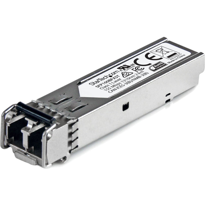 StarTech.com MSA Uncoded SFP Module - 100BASE-FX - 100Mb Ethernet SFP 100MbE Multi Mode Fiber (MMF) Optic Transceiver Module - 2km DDM - STCSFP100BFXST