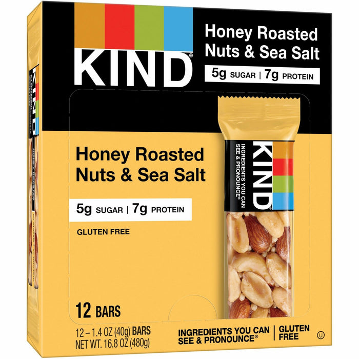 KIND Honey Roasted Nuts & Sea Salt Bars - KND19990