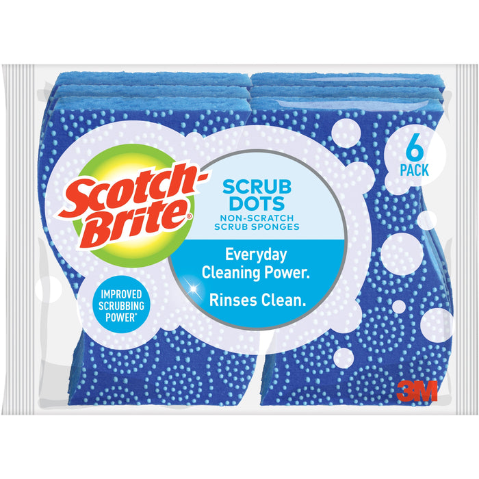 Scotch-Brite Scrub Dots Non-Scratch Sponge - MMM203064