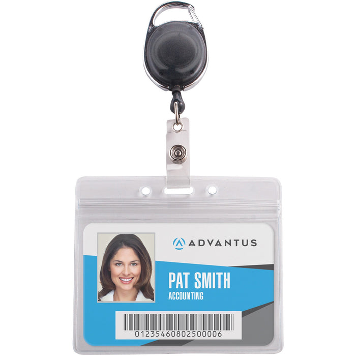 Advantus Badge Reel Holder Combo Pack - AVT91130