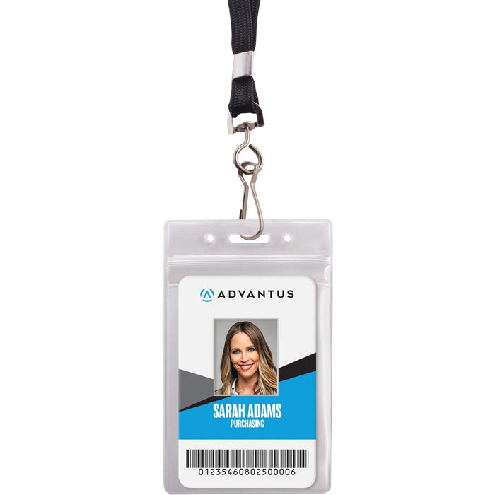 Advantus ID Holder/Lanyard Combo Pack - AVT91131