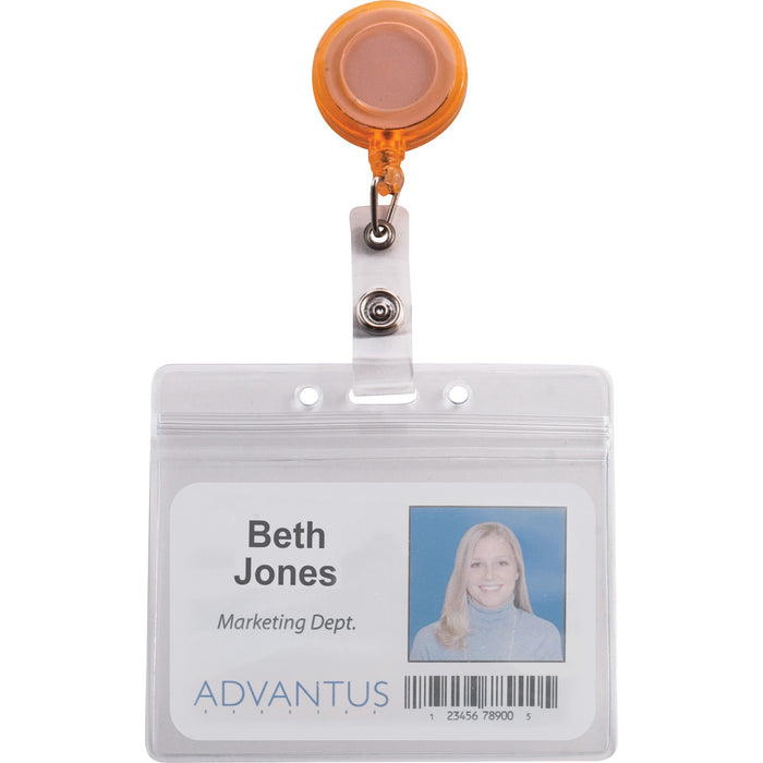 Advantus 4-Color Neon Set ID Card Reels - AVT91161