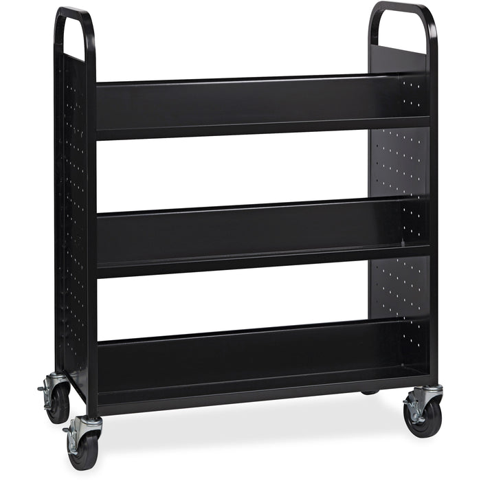 Lorell Double-sided Book Cart - LLR99931
