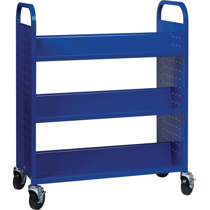 Lorell Double-sided Book Cart - LLR99932