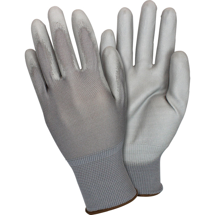 Safety Zone Gray Coated Knit Gloves - SZNGNPULGGY