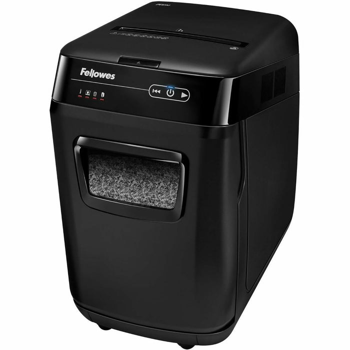 Fellowes AutoMax&trade; 200M Micro-Cut Auto Feed 2-in-1 Office Paper Shredder with Auto Feed 200-Sheet Capacity - FEL4656201