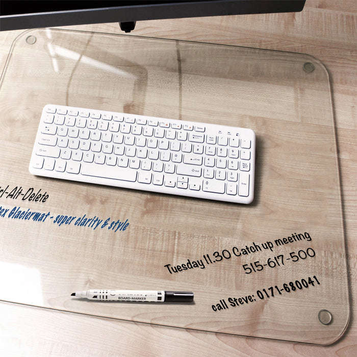 Desktex Desktex Glass Desk Pad - 20" x 36" - FLRFCDE2036G