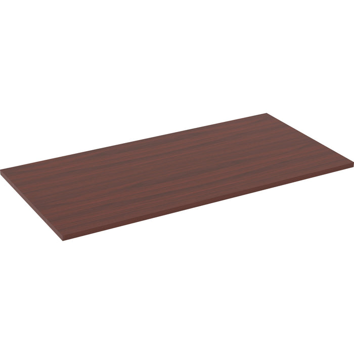 Lorell Relevance Series Mahogany Laminate Office Furniture Tabletop - LLR16200