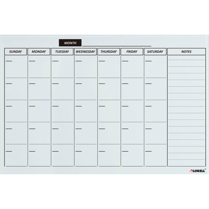 Lorell Monthly Planner Magnetic Dry-erase Board - LLR19212