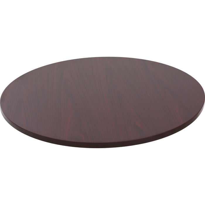 Lorell Woodstain Hospitality Round Tabletop - LLR59658