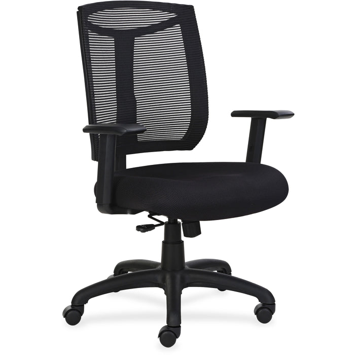 Lorell Air Seating Mesh Back Chair with Air Grid Fabric Seat - LLR83100