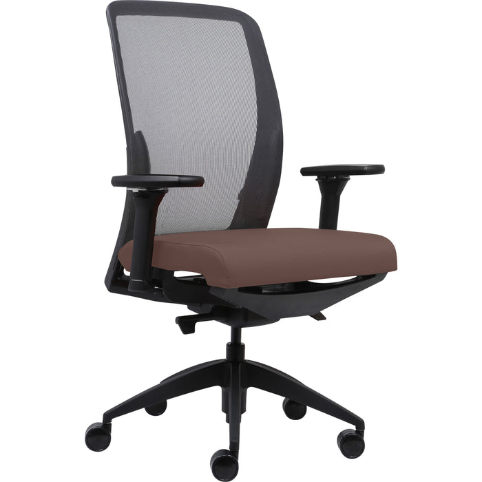 Lorell Executive Mesh Back/Fabric Seat Task Chair - LLR83104A200
