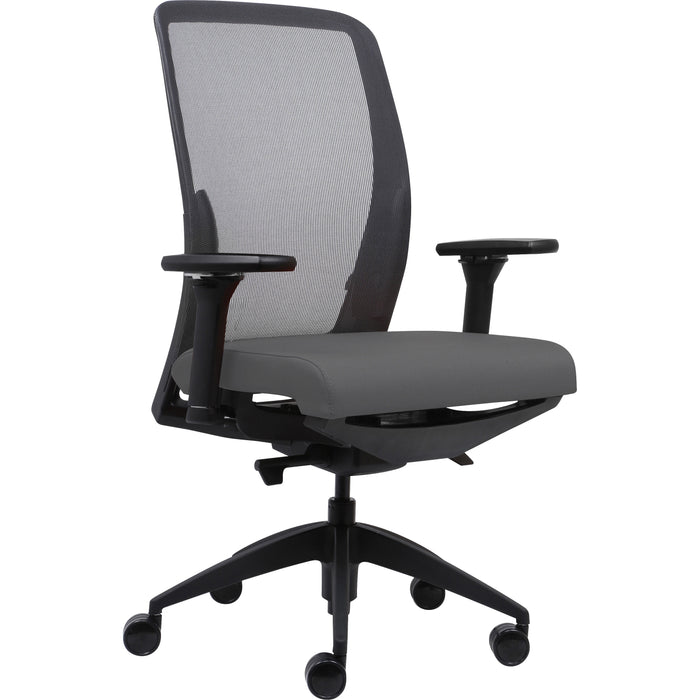 Lorell Executive Mesh Back/Fabric Seat Task Chair - LLR83104A202