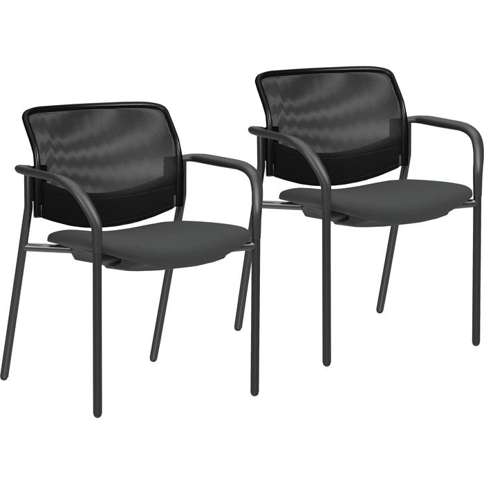 Lorell Guest Chairs with Mesh Back - LLR83112