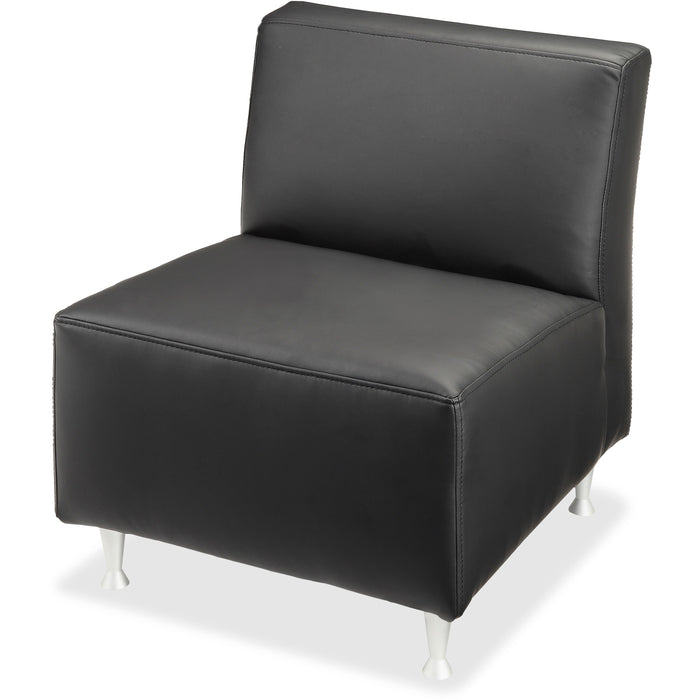 Lorell Fuze Modular Series Armless Lounge Chair - LLR86917