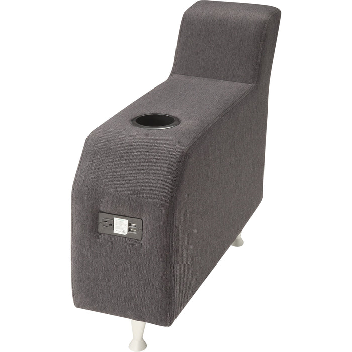 Lorell Fuze Modular Lounge Series Brown Guest Seating - LLR86922