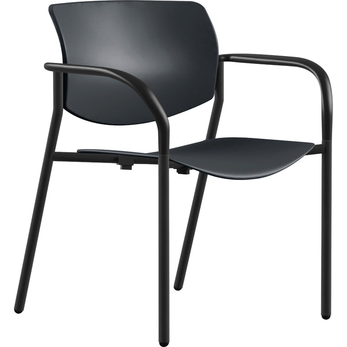 Lorell Stack Chairs with Plastic Seat & Back - LLR99969