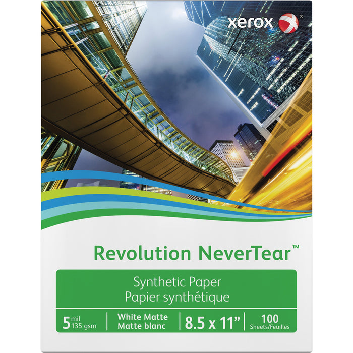 Xerox Revolution NeverTear Synthetic Paper - White - XER3R20172