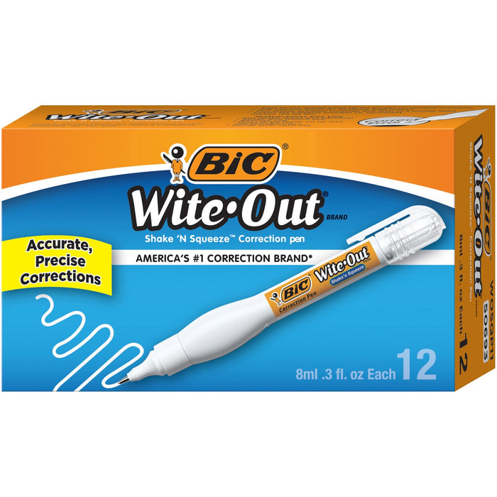 Wite-Out Shake 'N Squeeze Correction Pen - BICWOSQP11BX