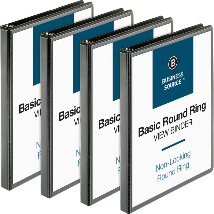 Business Source Round-ring View Binder - BSN09950BD
