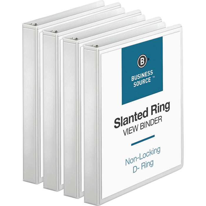 Business Source Basic D-Ring View Binders - BSN28440BD