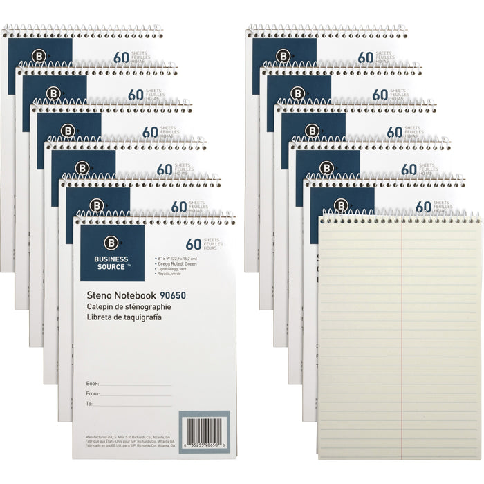Business Source Steno Notebooks - BSN90650PK
