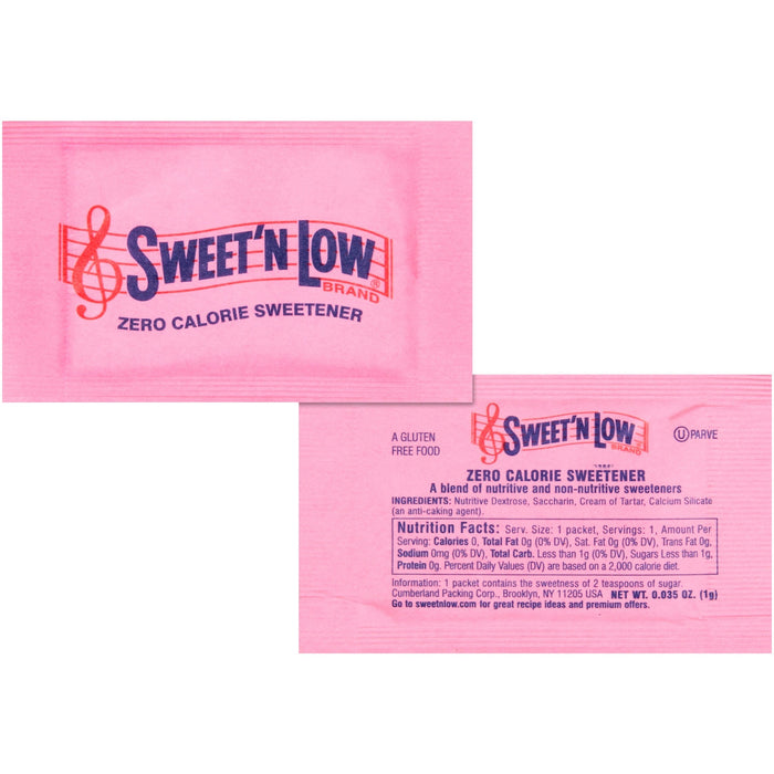SWEET'N Low Low-Sugar Substitute Packets - SMU50150CT