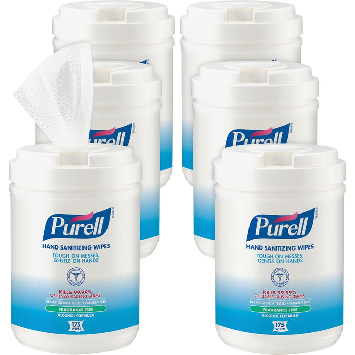 PURELL&reg; Alcohol Hand Sanitizing Wipes - GOJ903106CT