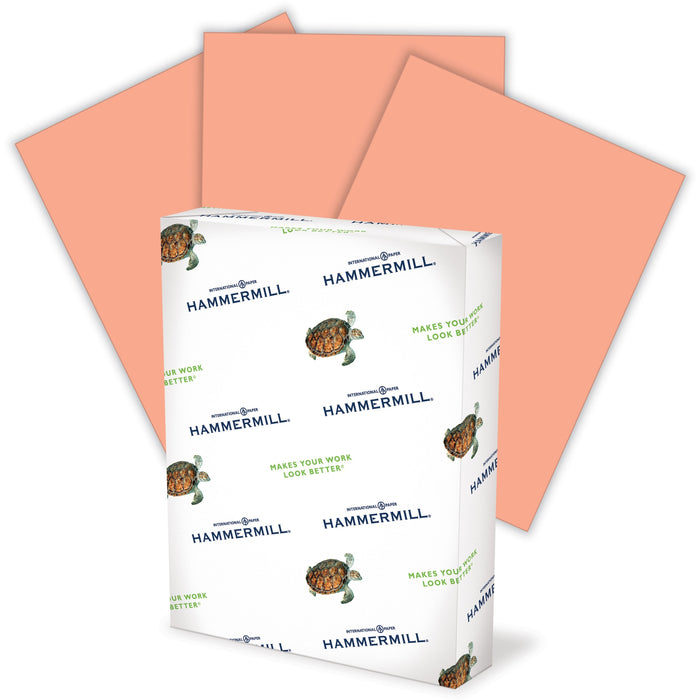 Hammermill Colors Recycled Copy Paper - Salmon - HAM103119CT