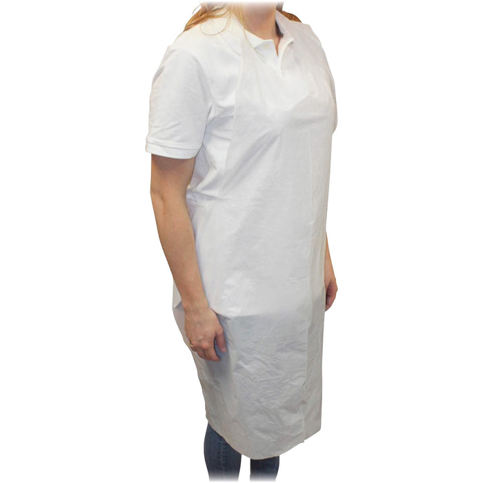 Impact Products Disposable Poly Apron - IMPMDP46WS