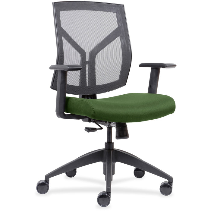 Lorell Mesh Back/Fabric Seat Mid-Back Task Chair - LLR83111A201