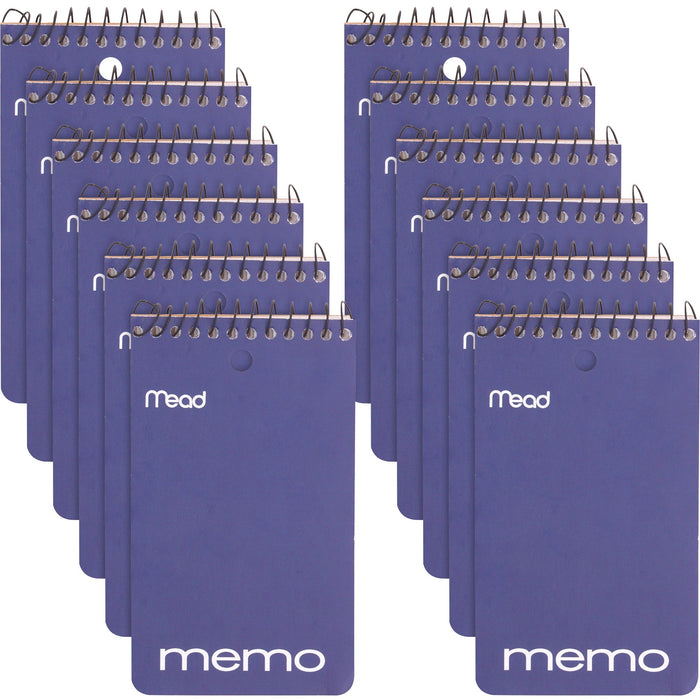 Mead Wirebound Memo Book - MEA45354PK