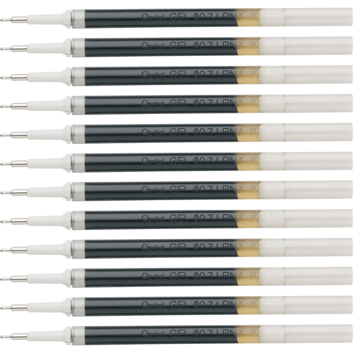 Pentel EnerGel Retractable .7mm Liquid Pen Refills - PENLRN7ABX