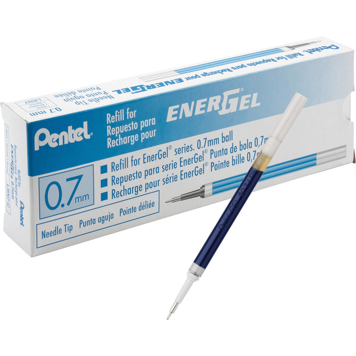 Pentel EnerGel Retractable .7mm Liquid Pen Refills - PENLRN7CBX