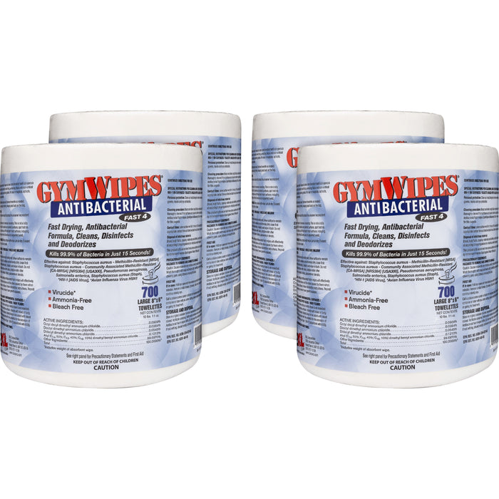 2XL GymWipes Antibacterial Towelettes Bucket Refill - TXLL101CT